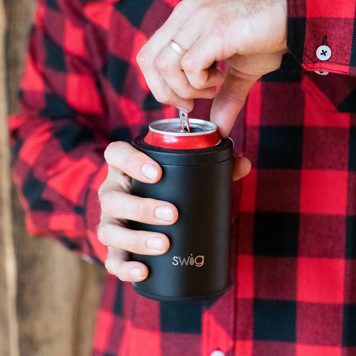 Black Can + Bottle Cooler (12oz)