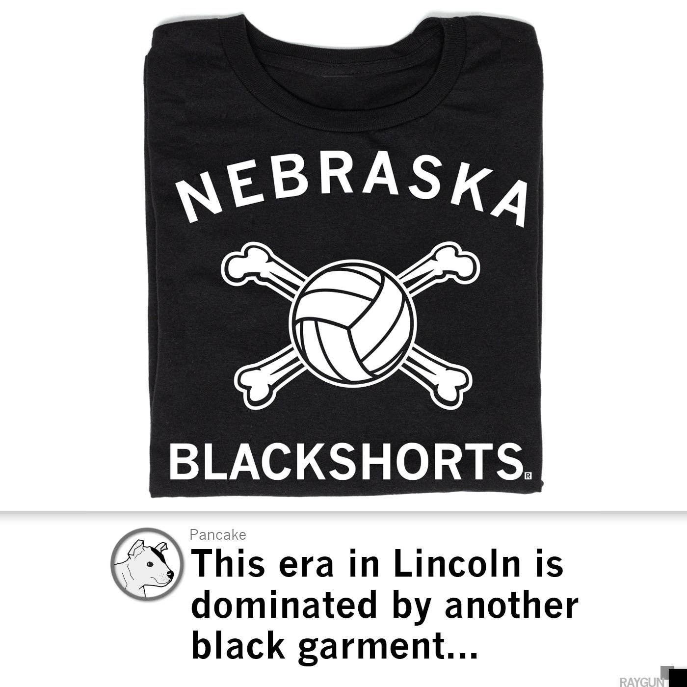 Nebraska Blackshorts: Standard XXL - Black