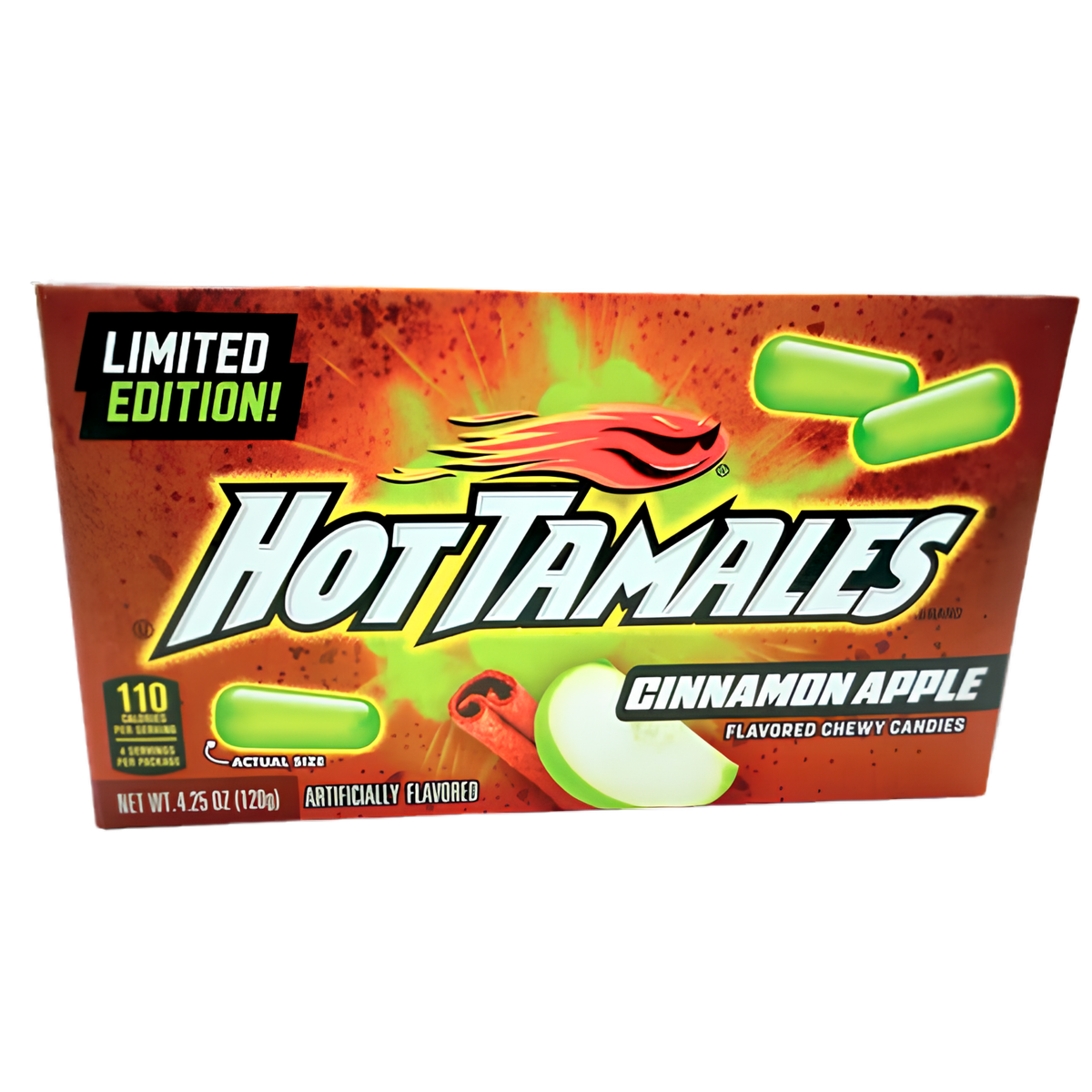 Hot Tamales Cinnamon Apple Limited Edition 4.25oz 12ct (HN6)