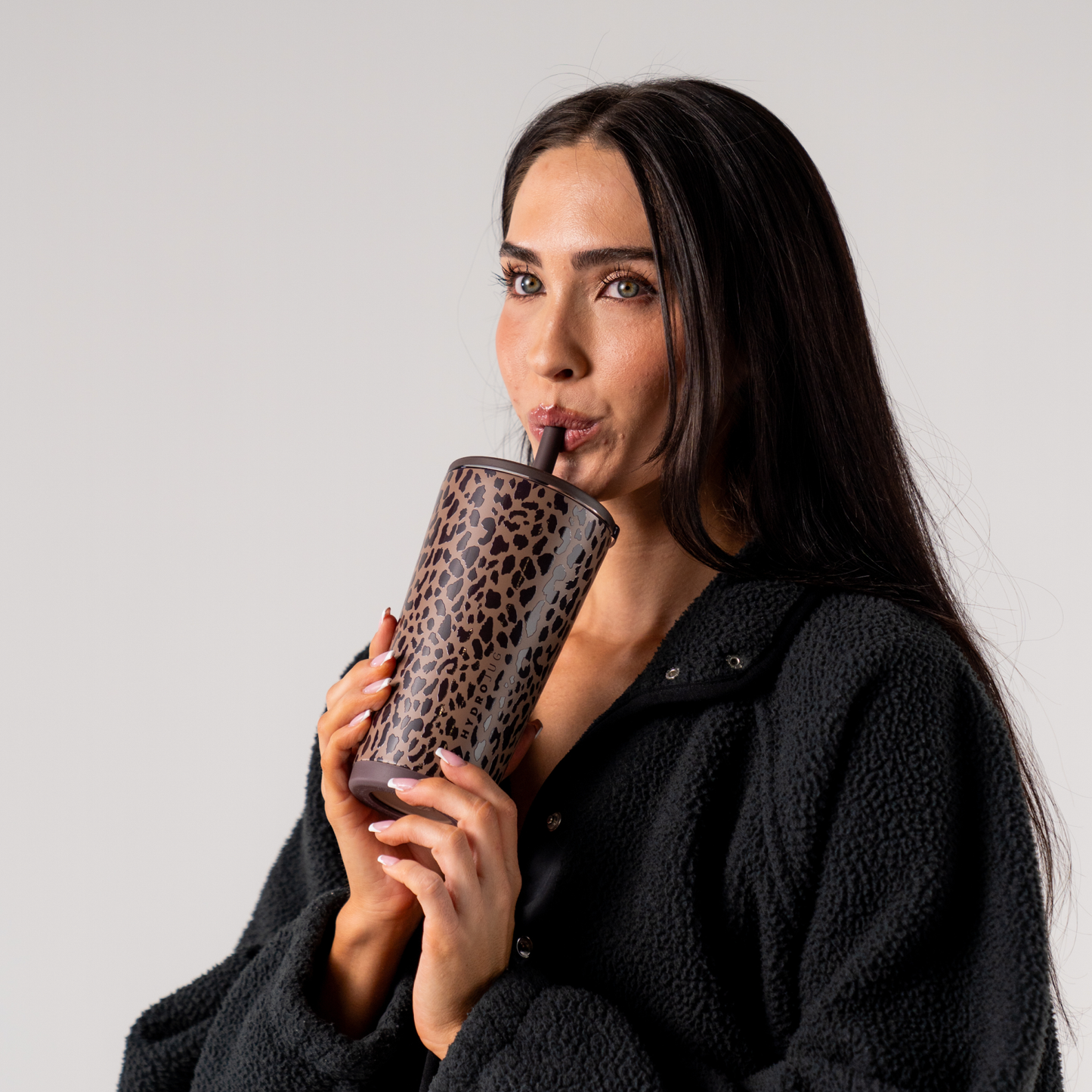 Brown Leopard HydroJug 20oz Everyday Tumbler