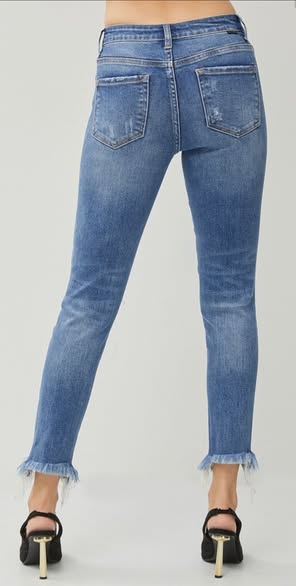 HR Distressed Skinny Jeans
