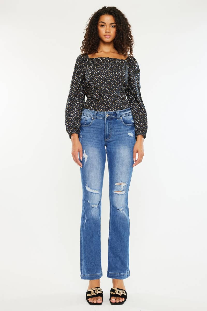 Kan Can MID RISE BOOTCUT JEANS