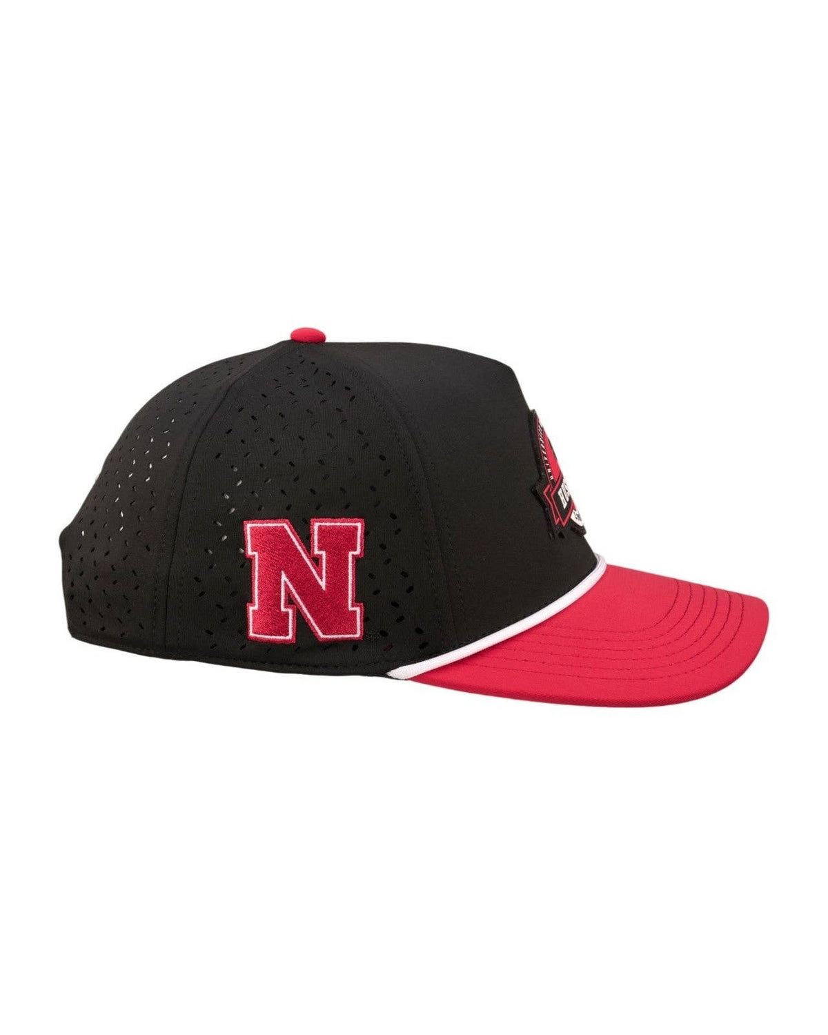 University of Nebraska Blitz - Black and Red NU Hat: SNAPBACK