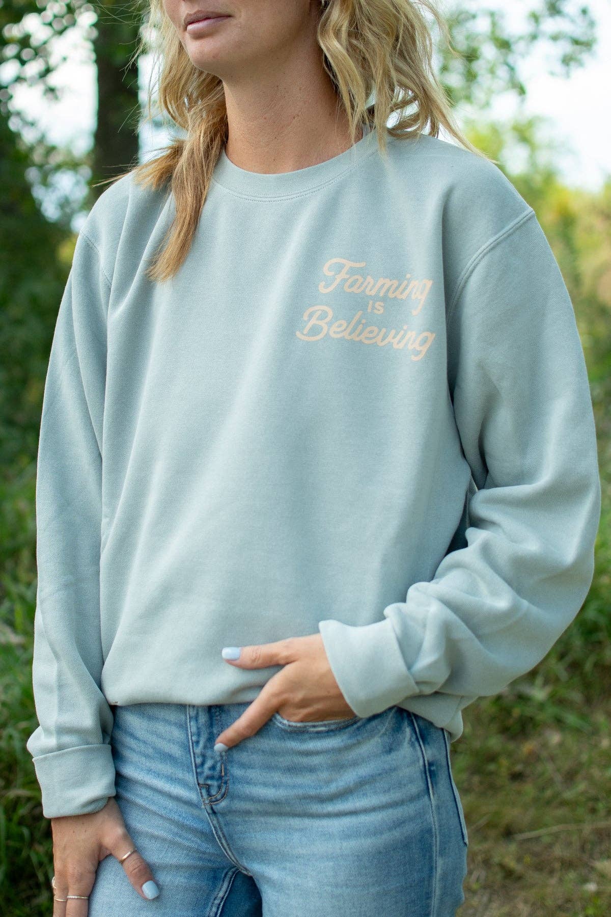 Farming Is Believing Crewneck