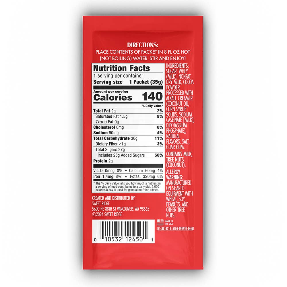 SweetRidge Santa's Fav Double Choc. Cocoa