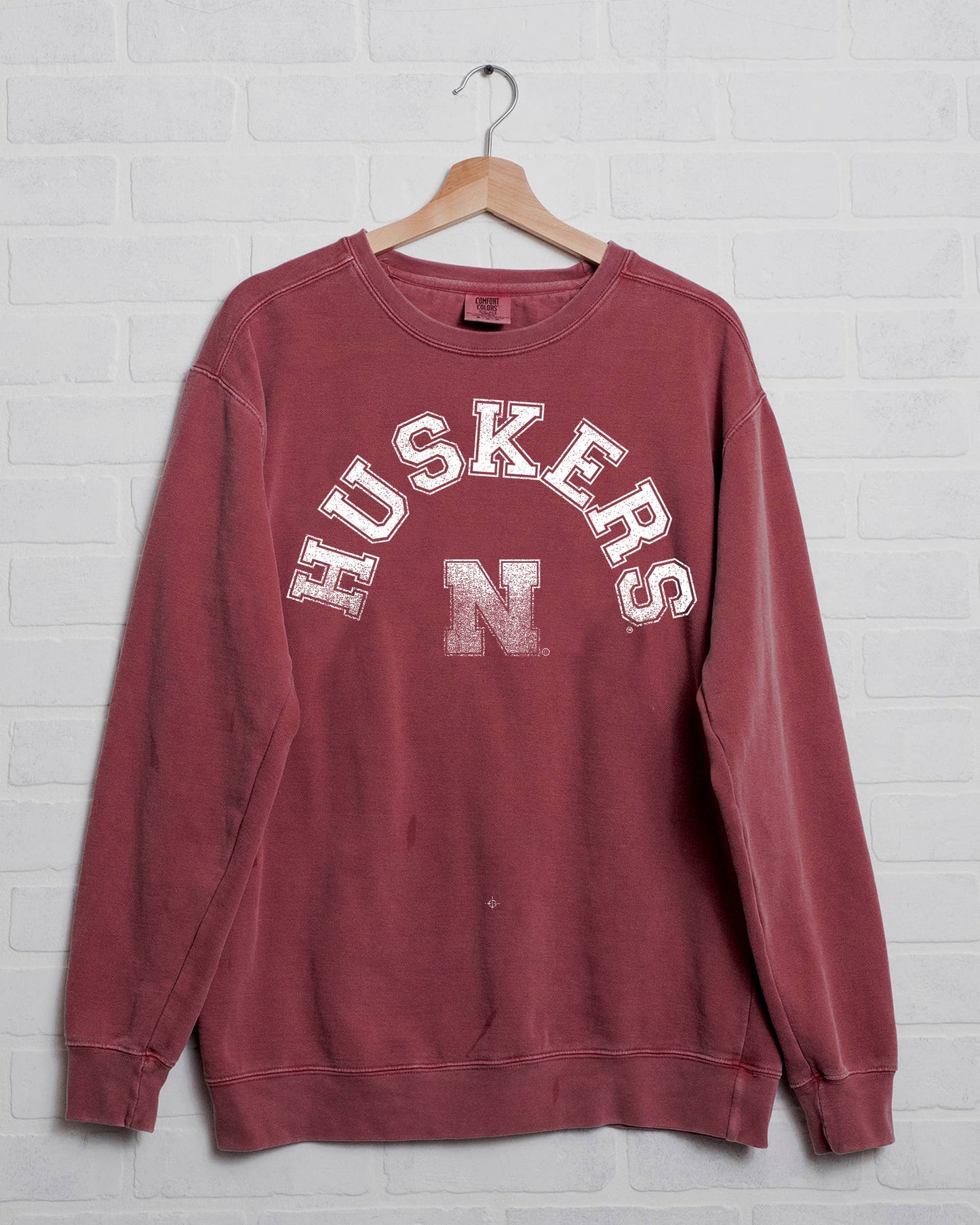 Nebraska Huskers Mega Arch Red CC Sweatshirt