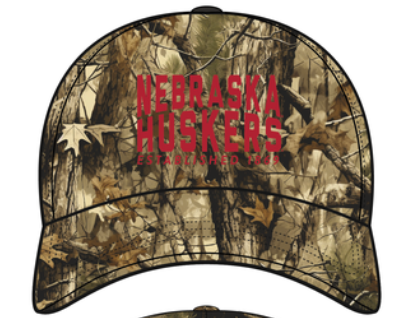 Nebraska Camo Hat