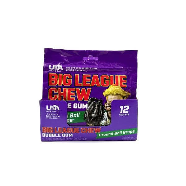Big League Chew Ground Ball Grape Gum