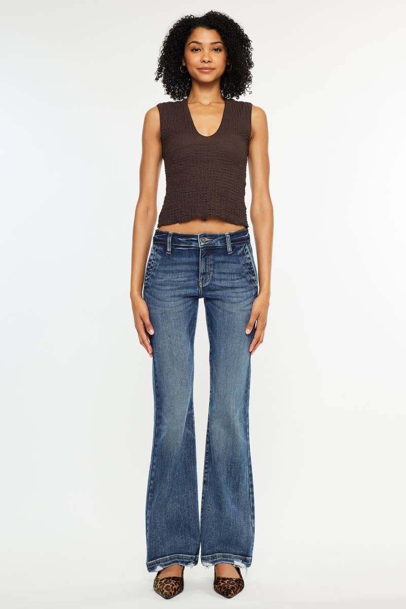 Kan Can MID RISE BOOTCUT JEANS