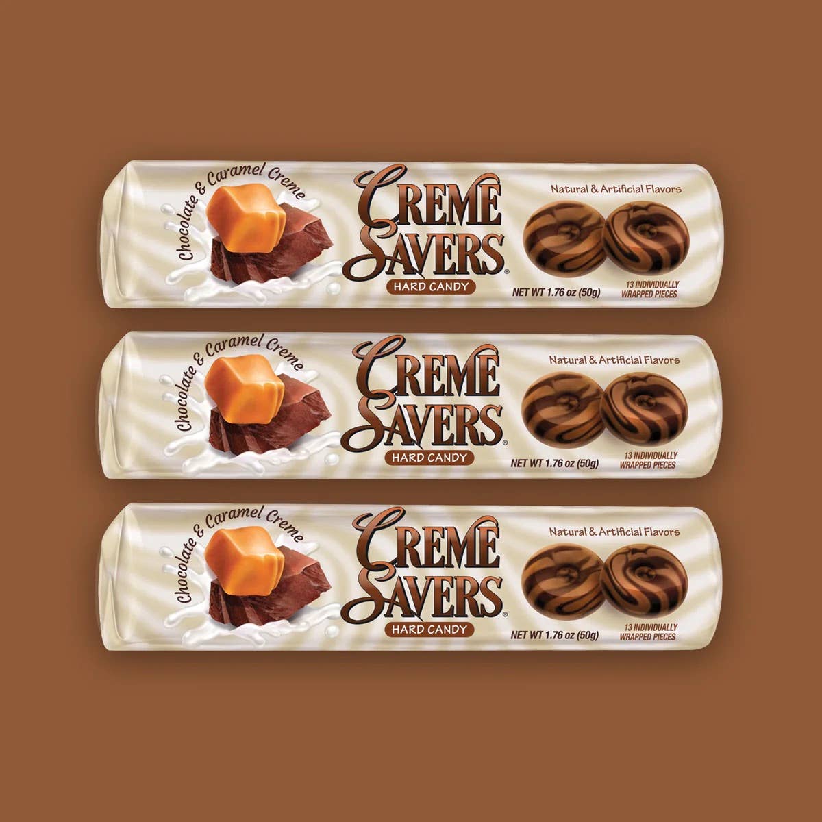 Creme Savers Rolls Chocolate & Caramel Creme