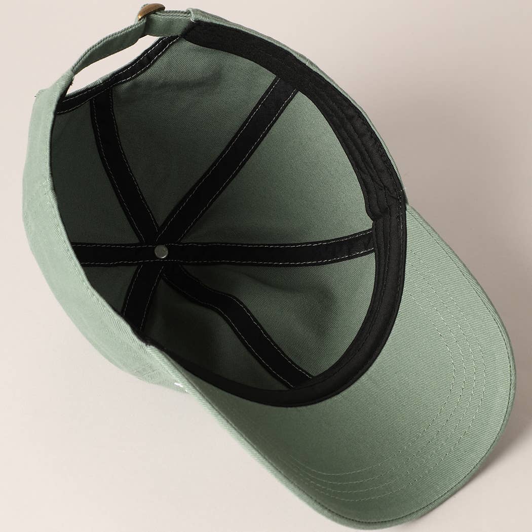 Mama Letters Embroidered Baseball Cap: HOT PINK / ONE SIZE