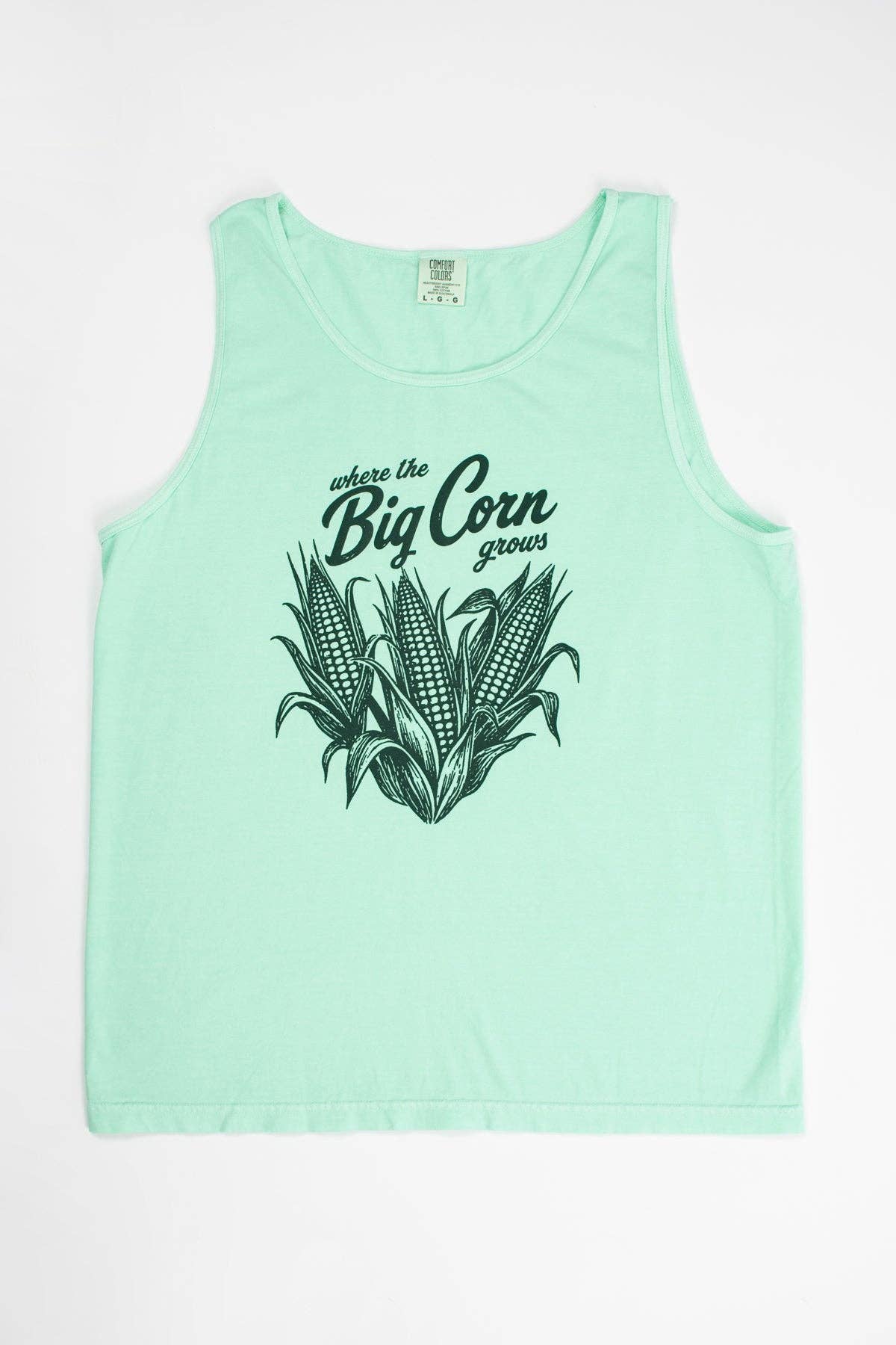 Western 'Where the Big Corn Grows' Graphic Tank Top