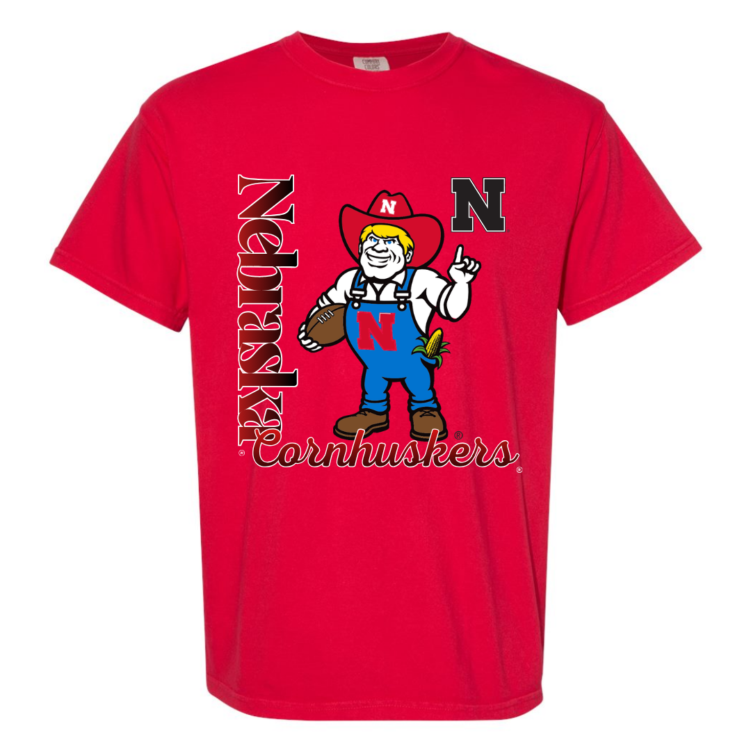 Nebraska Sideways Herbie Tee: 2XL