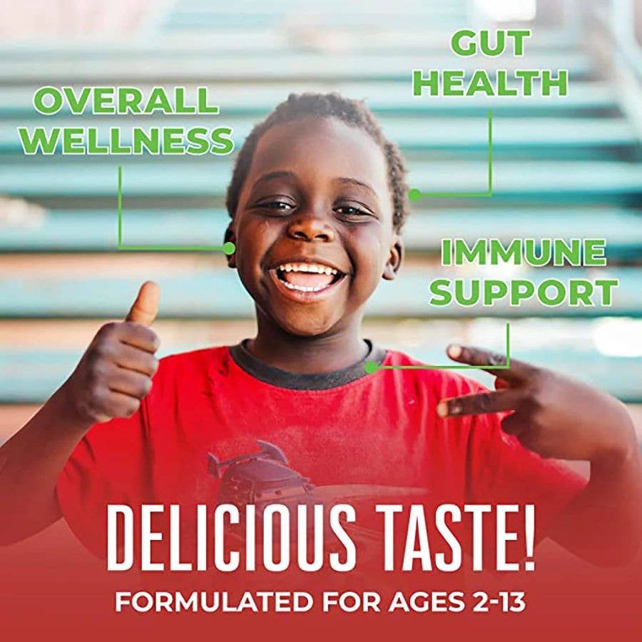 Strawberry Organic Kids Probiotic Gummies, Pectin Based