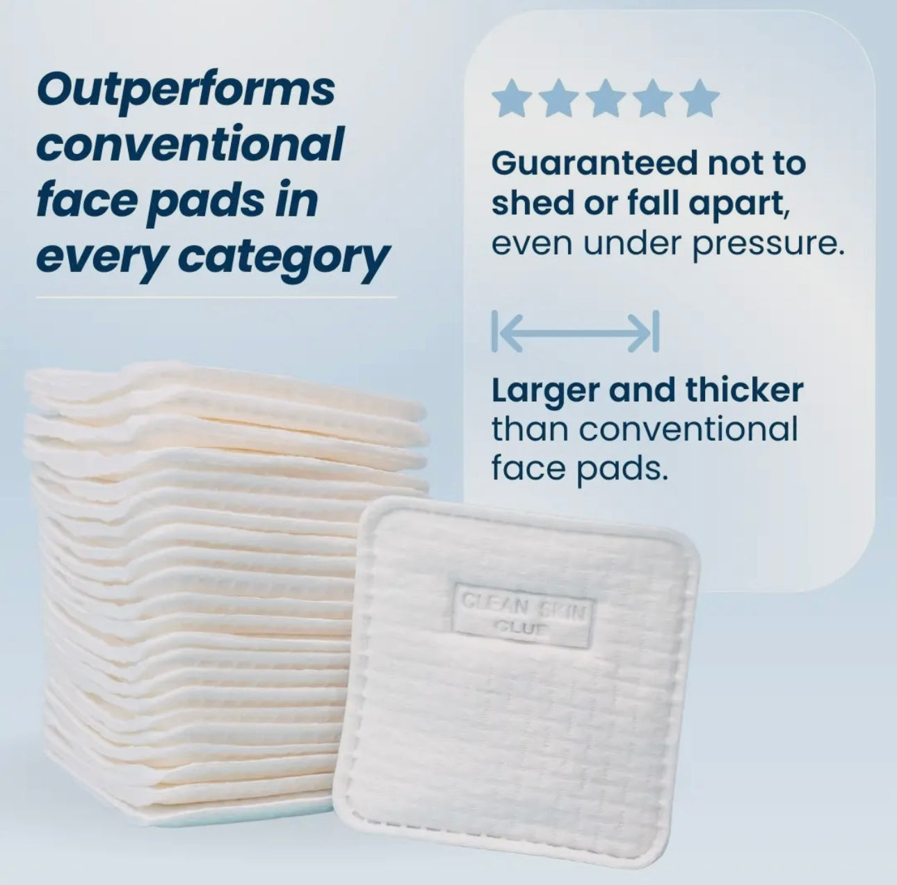 Clean2Face - Extra Large Face Pads