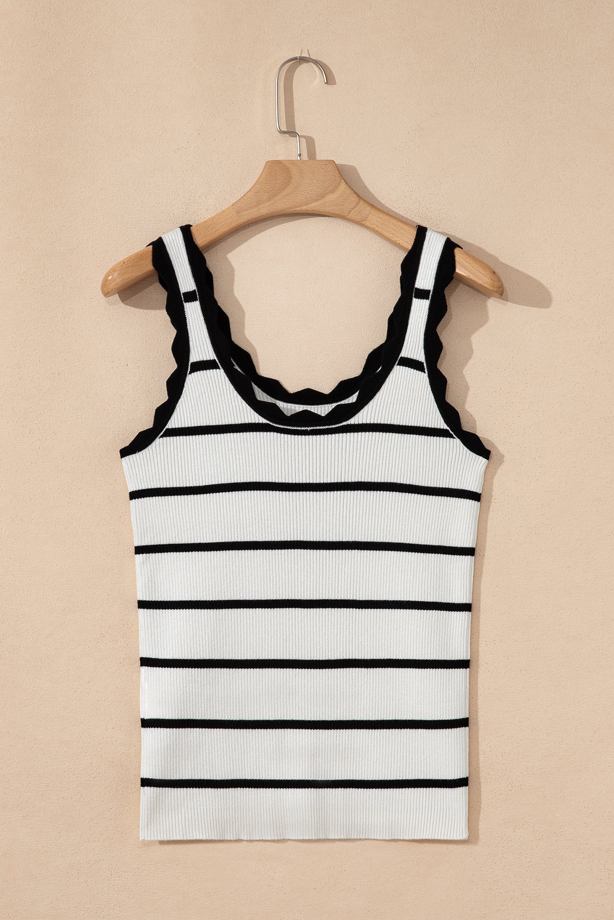 Black Striped Sweater Vest