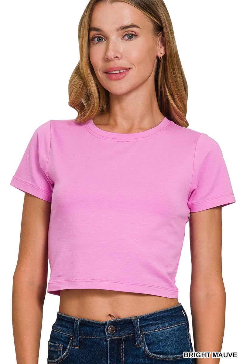Short Sleeve cropped top