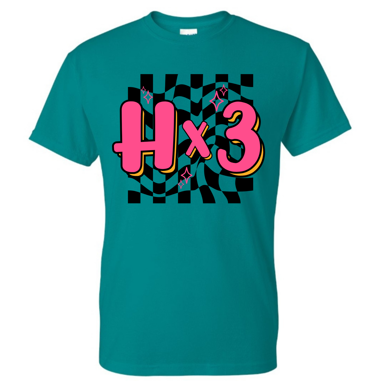 Hx3 - Marine bella checkered tee