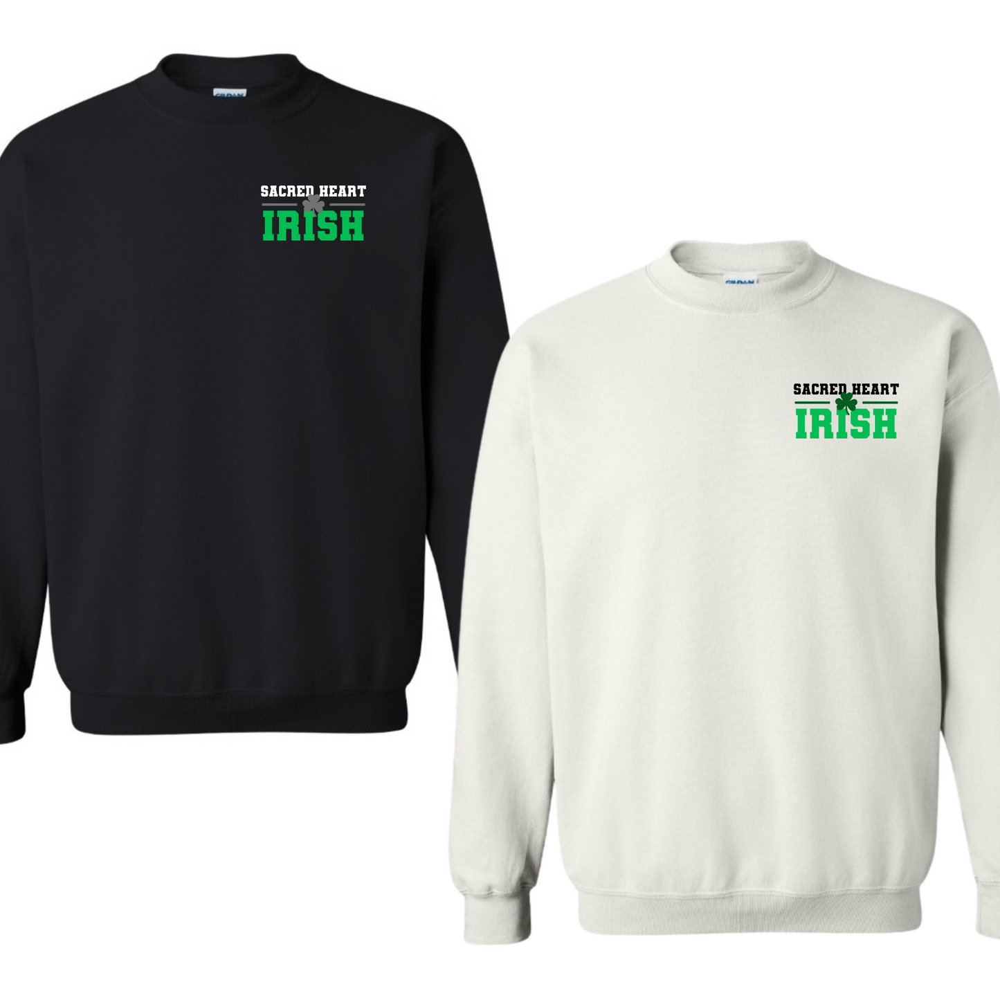 Sacred Heart Irish - Stacked design