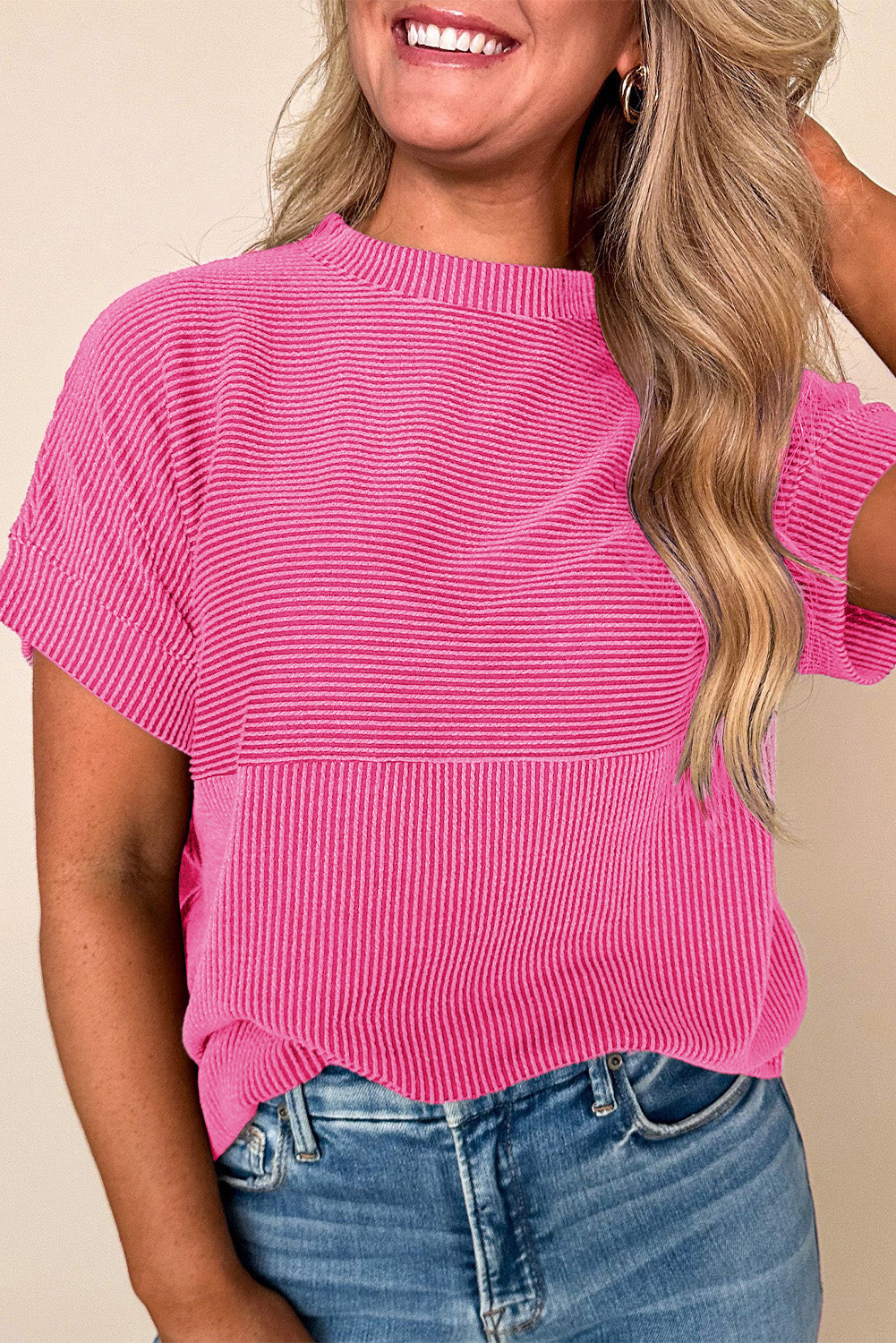 Pink Corded Shirt