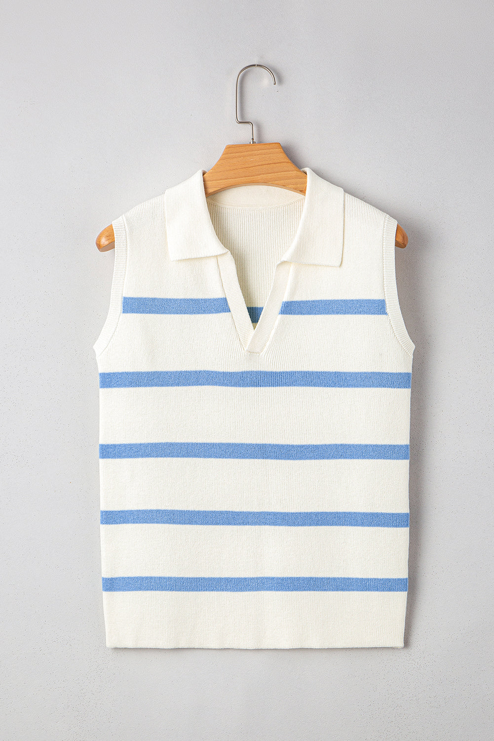 Sky Blue Stripe Sweater