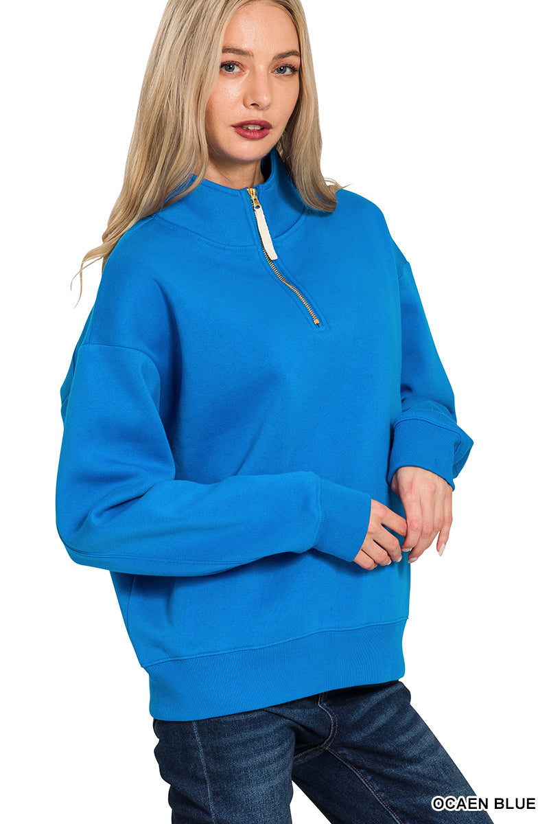 Half Zip Sweatshirt