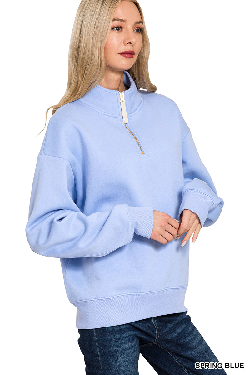 Half Zip Sweatshirt