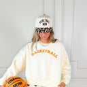Basketball Mom Leopard Hat