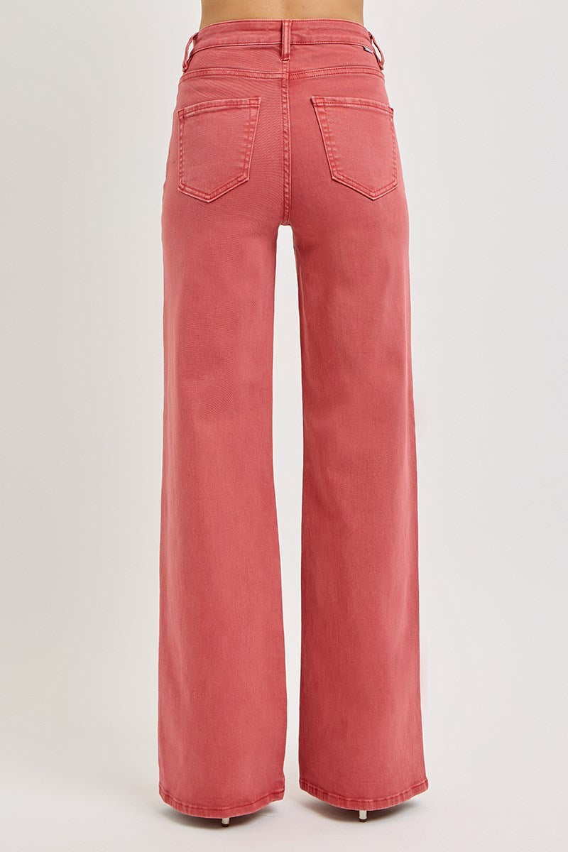 Risen Brick High Rise Wide Pants