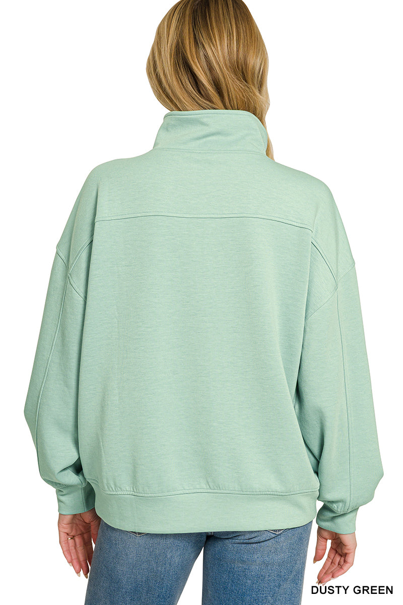 Scuba half zip