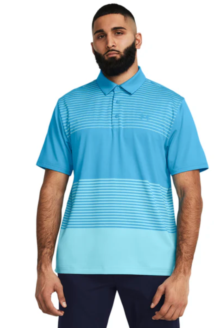 UA Playoff 3.0 Stripe Polo
