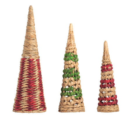Woven Cone Tree Set