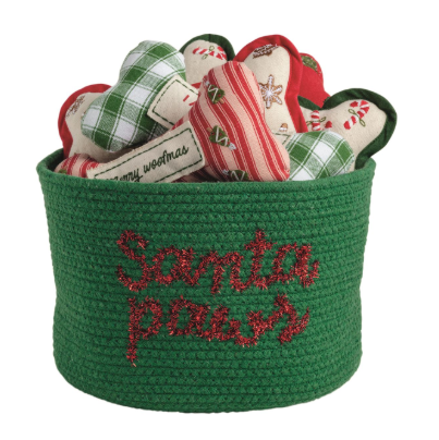 Embroidered Dog Bone Toys