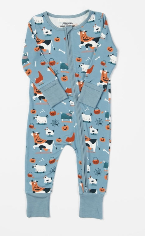 Bamboo Halloween Animals PJS