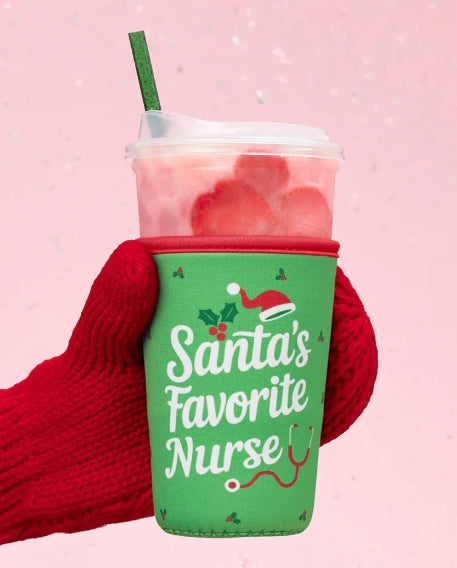 Santa's Favorite Nurse Coolie