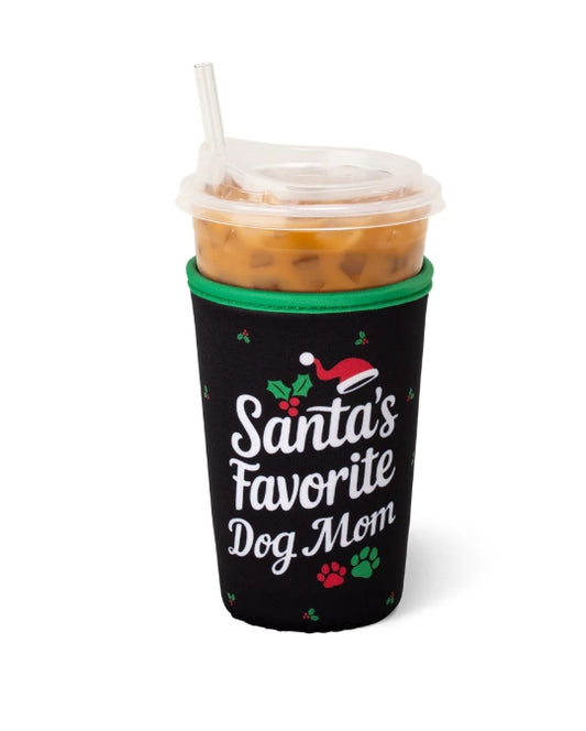 Santa's Favorite Dog Mom Coolie