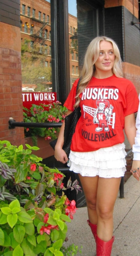 Husker Volleyball Tee