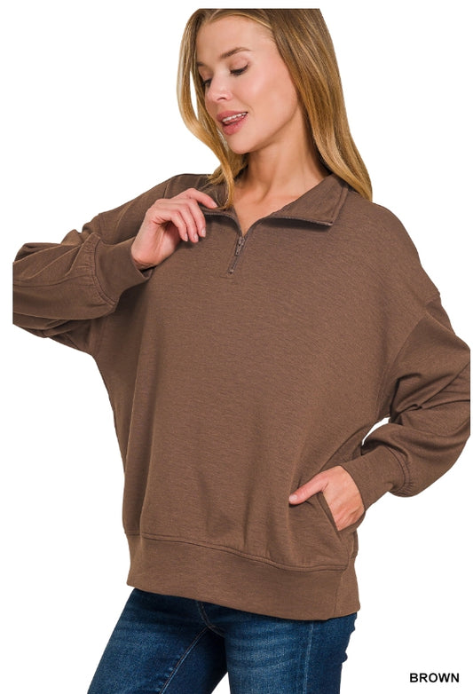 scuba half zip