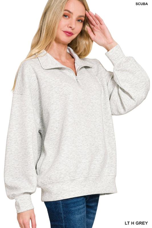 scuba half zip