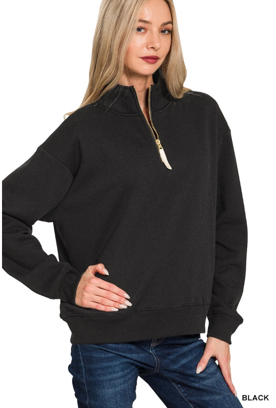 Half Zip Sweatshirt