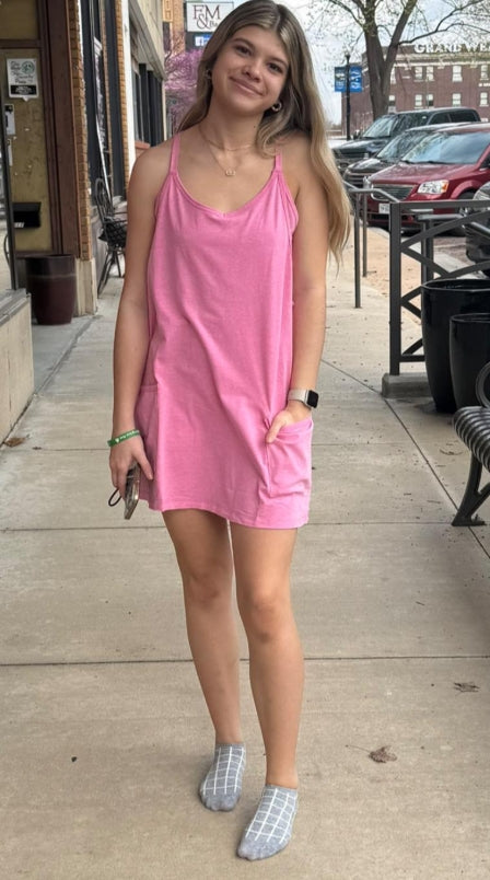 Pocket Jumper Dress