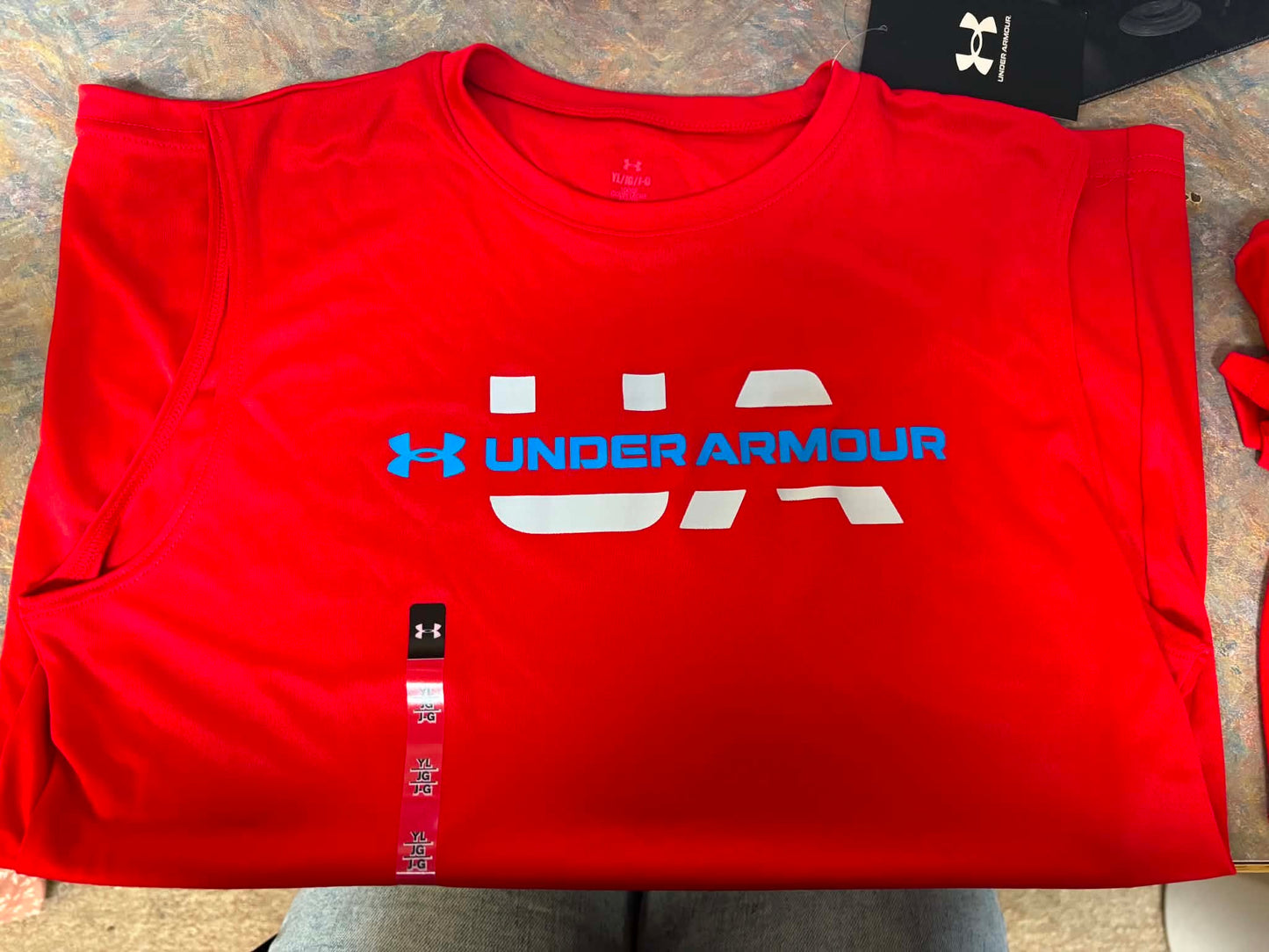 UA Tech Branded Graphic Tank