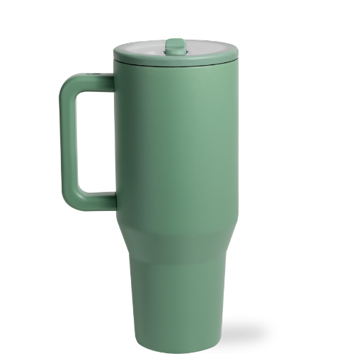 Sage HydroJug 32 oz Traveler Tumbler: Sage
