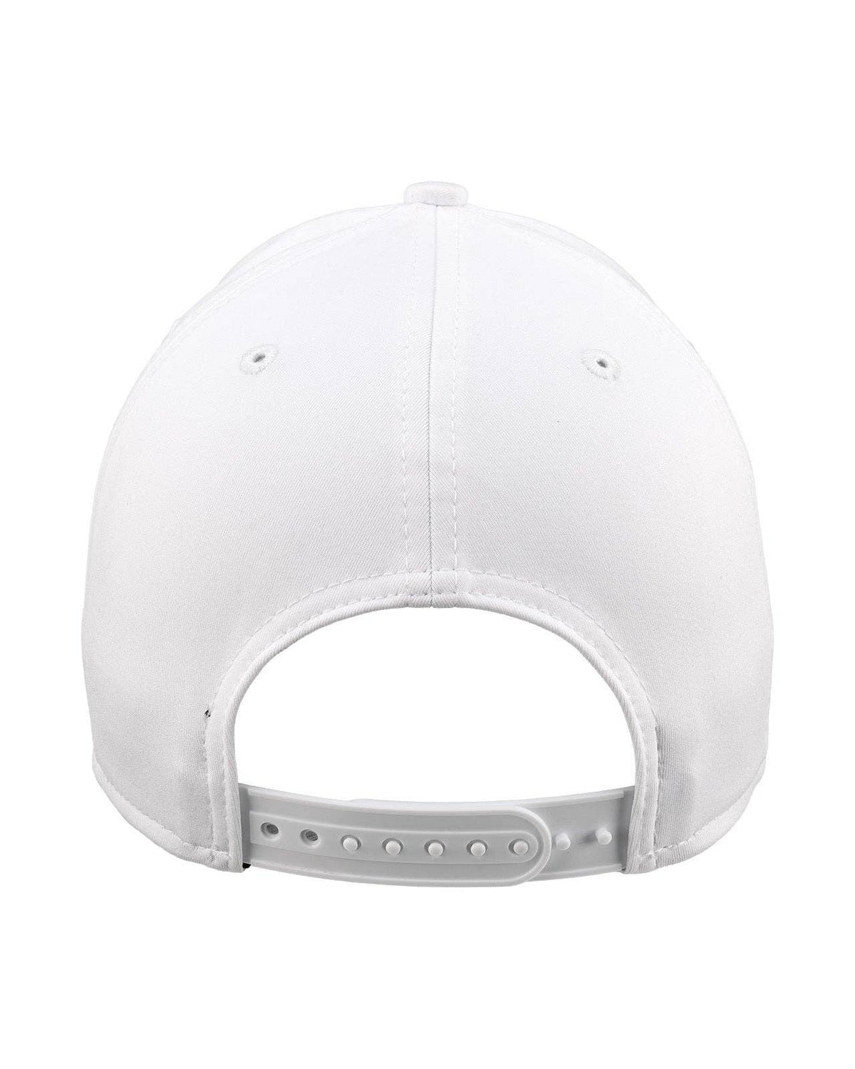 Premium Clover 16 White Fitted Performance Hat