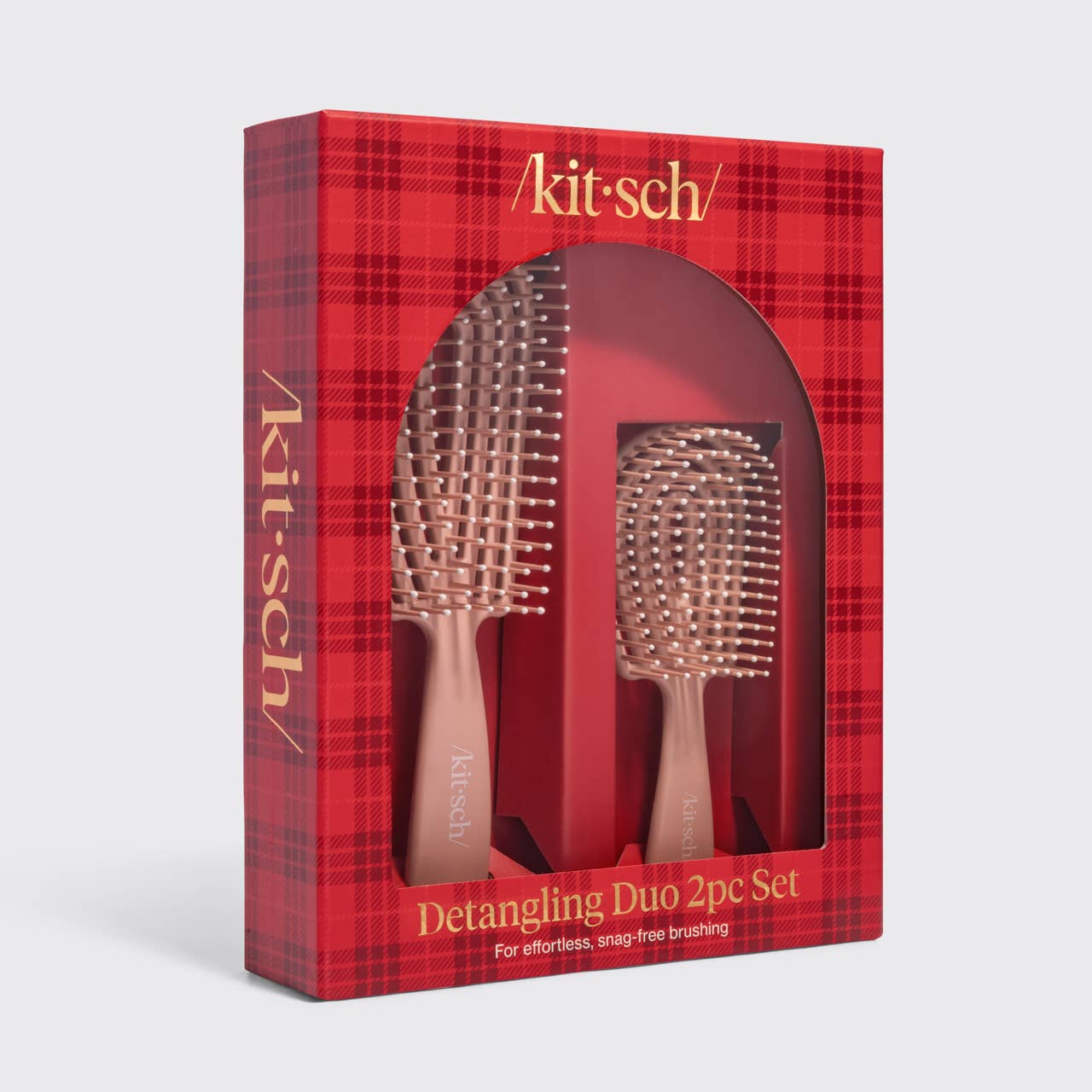 Kitsch Detangling Duo 2pc Set - Terracotta