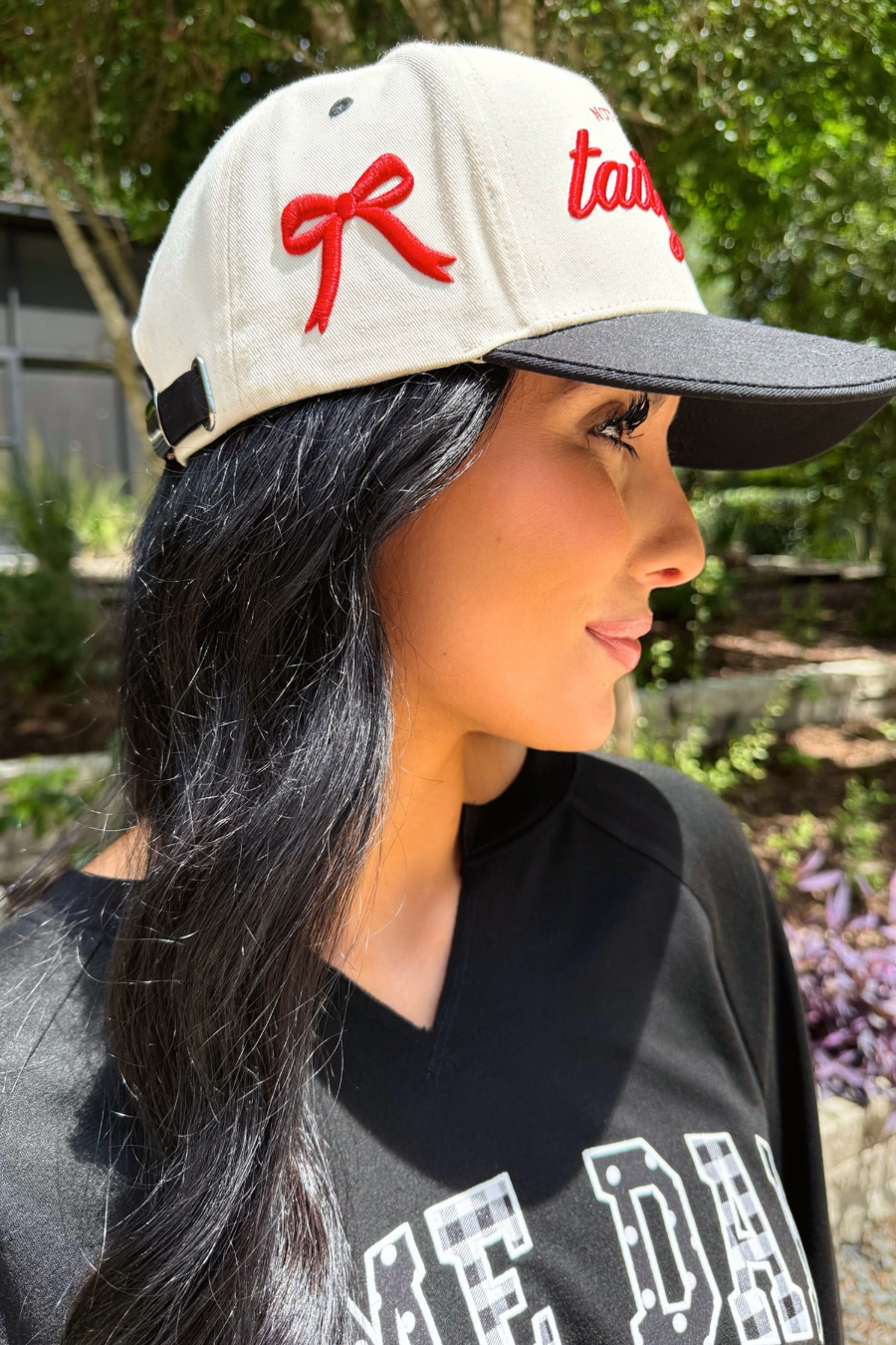 Not My First Tailgate Hat: Red/Black