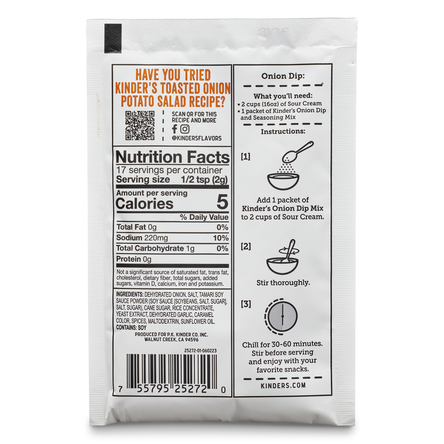 Onion Dip & Seasoning Mix