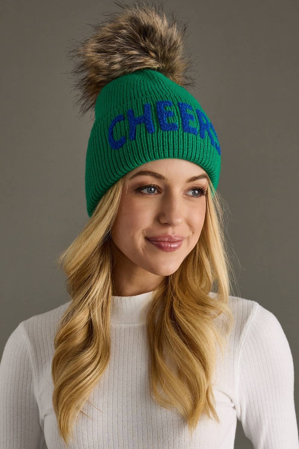 Cheers Knit Pom Hat