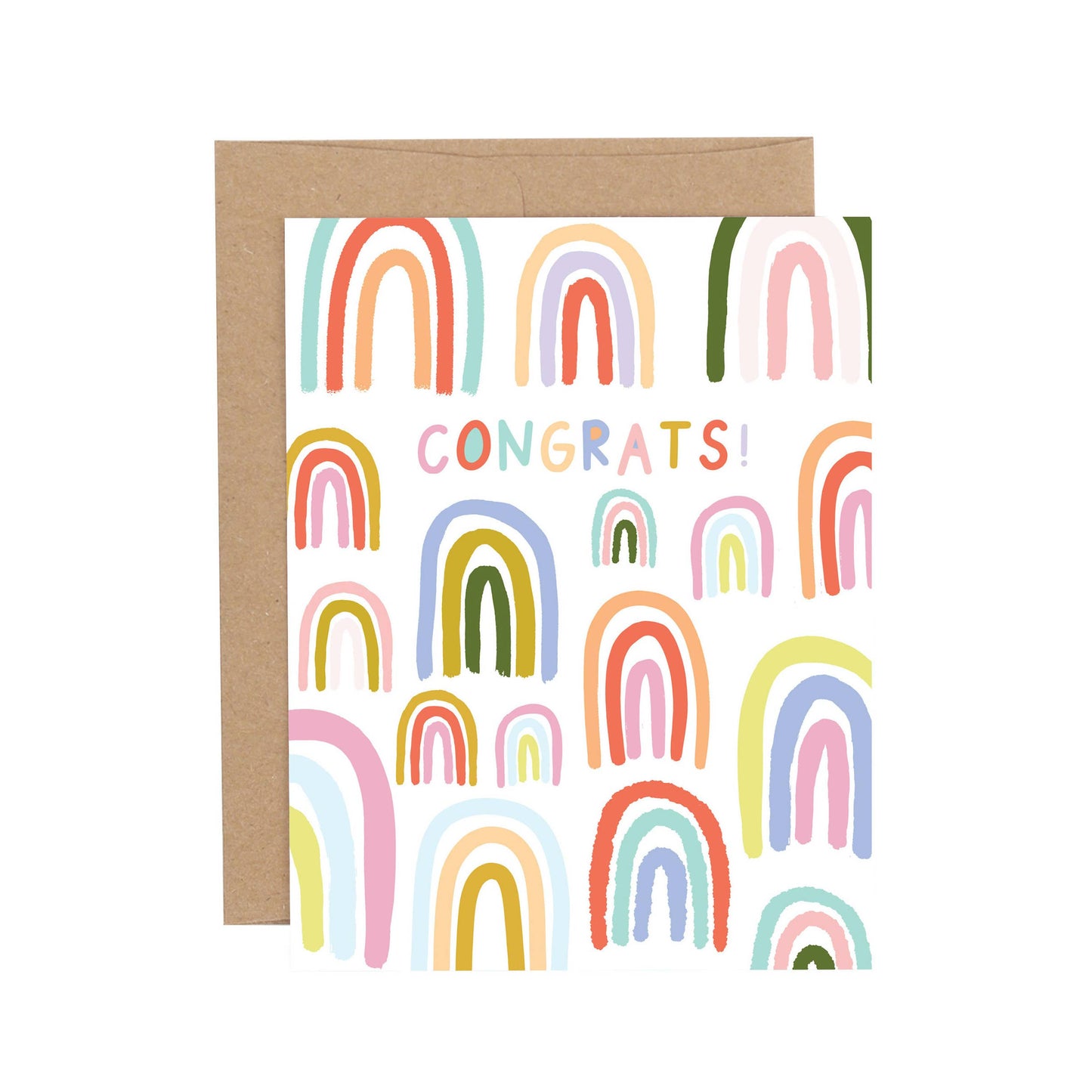 Rainbow Congratulations Greeting Card