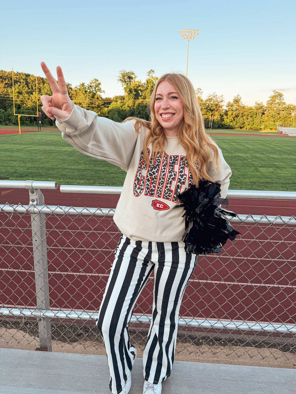 CHIEFS LEOPARD SWEATSHIRT